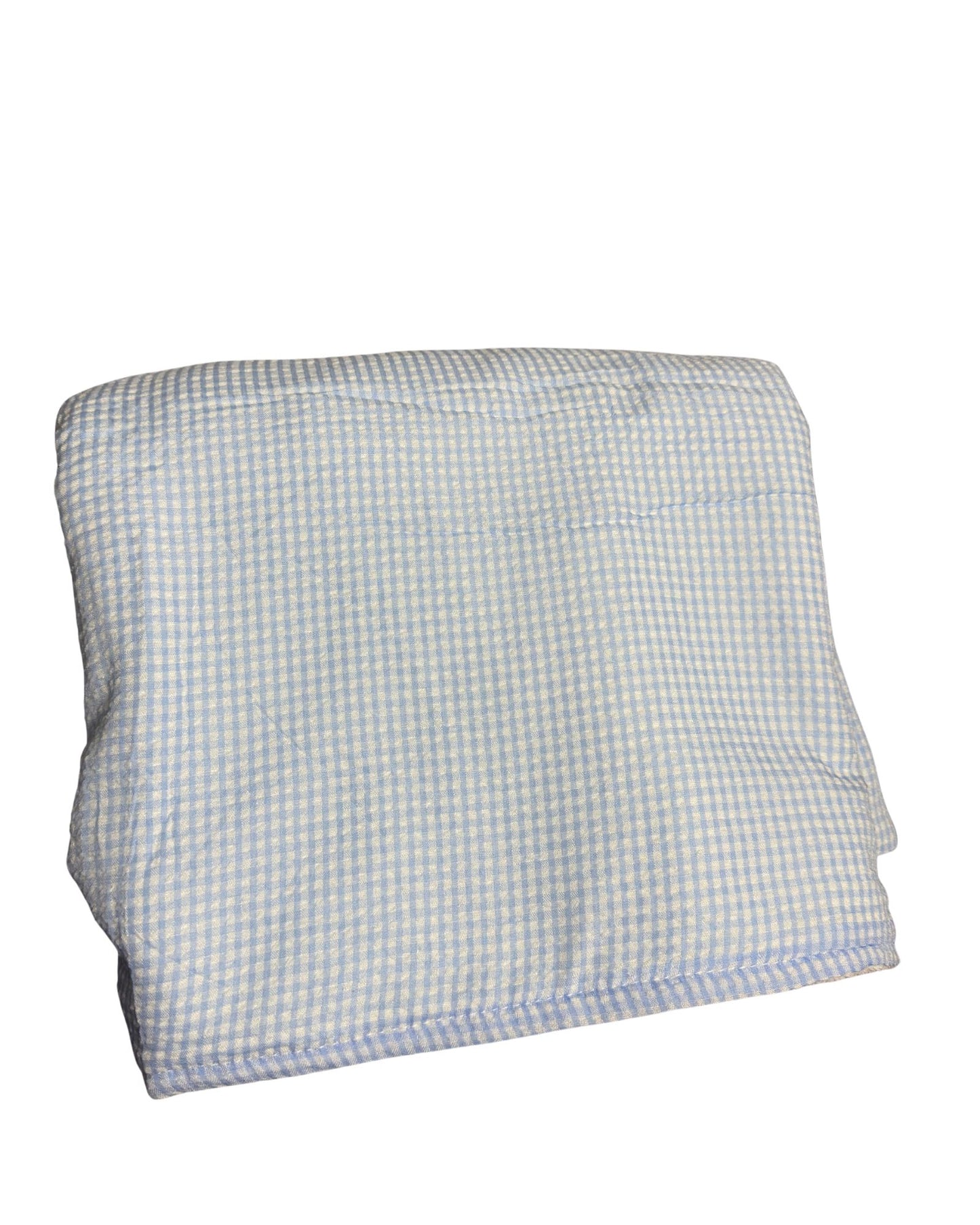 Blue seersucker Towel