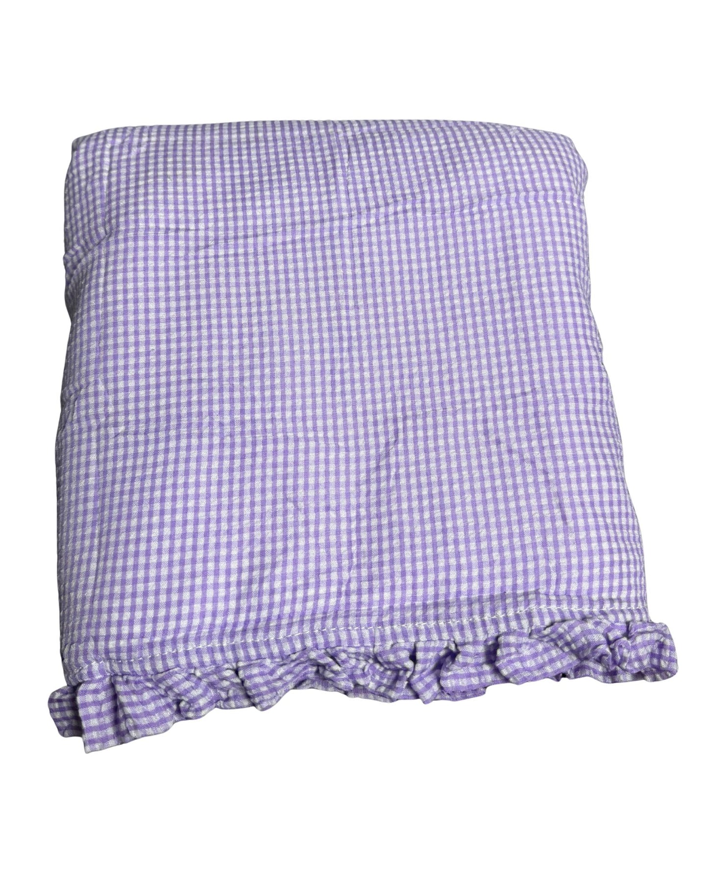 Purple seersucker Towel