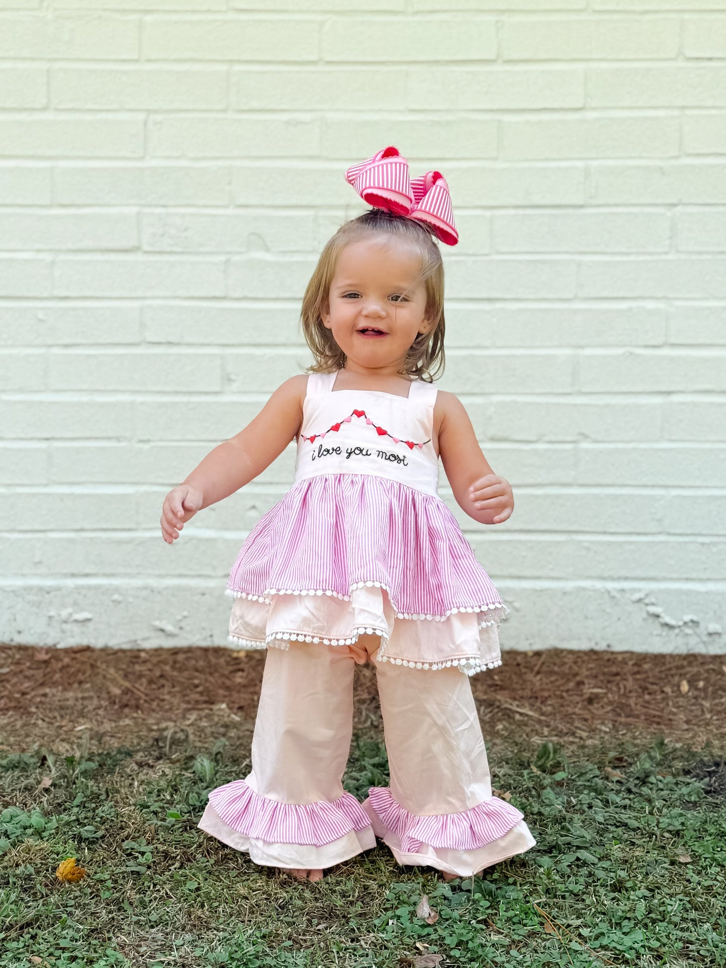 I love you most pants set